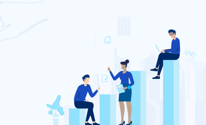 Illustration eines Teams